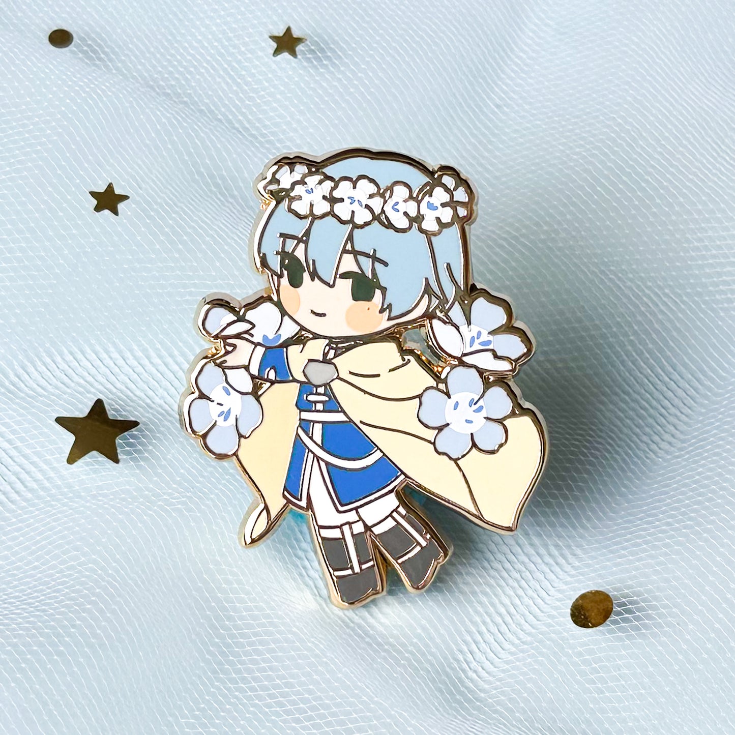Floral Himmel Enamel Pin