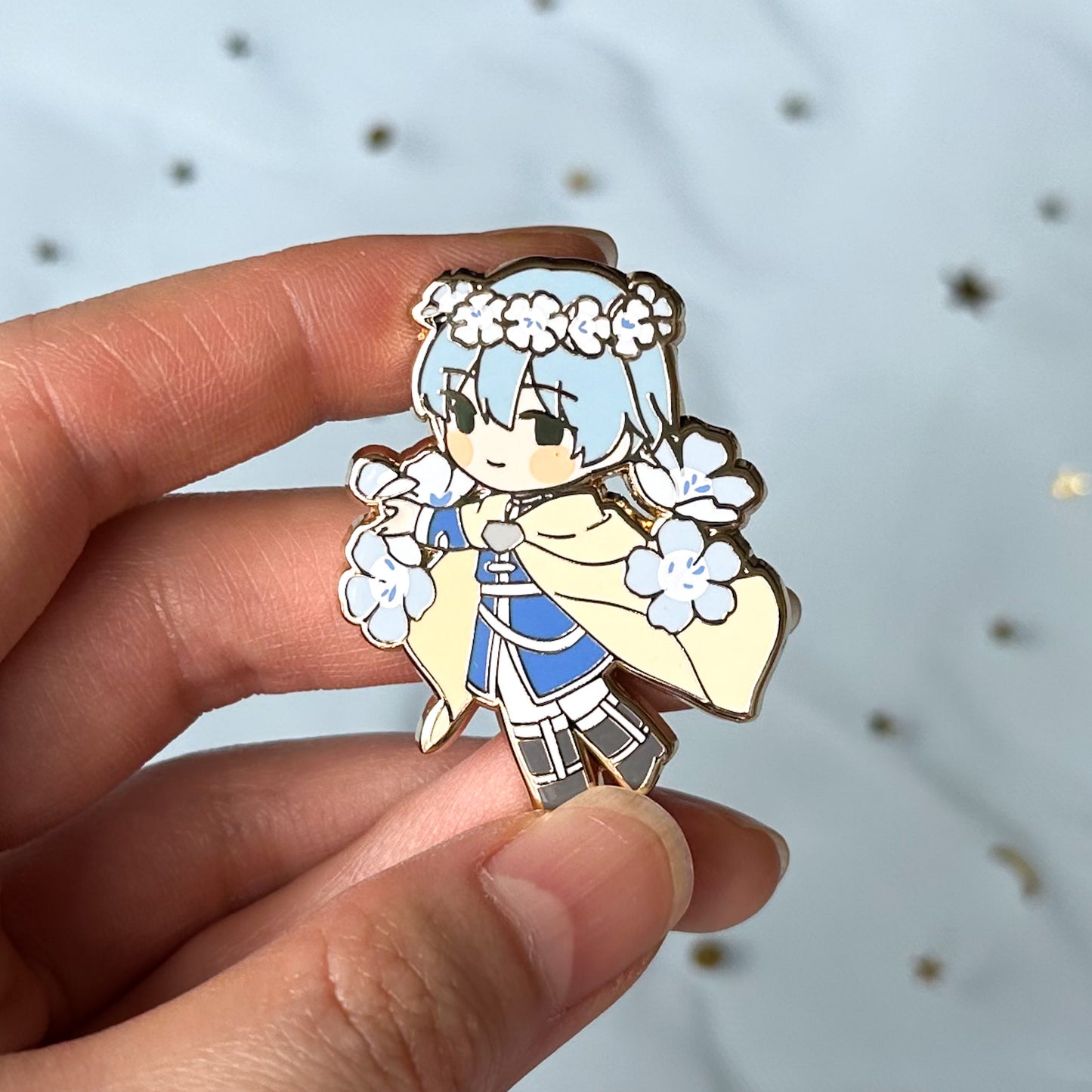 Floral Himmel Enamel Pin