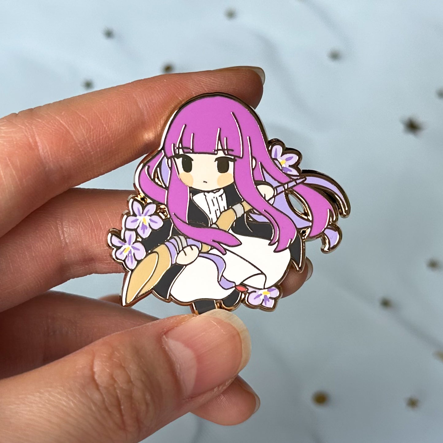 Floral Fern Enamel Pin