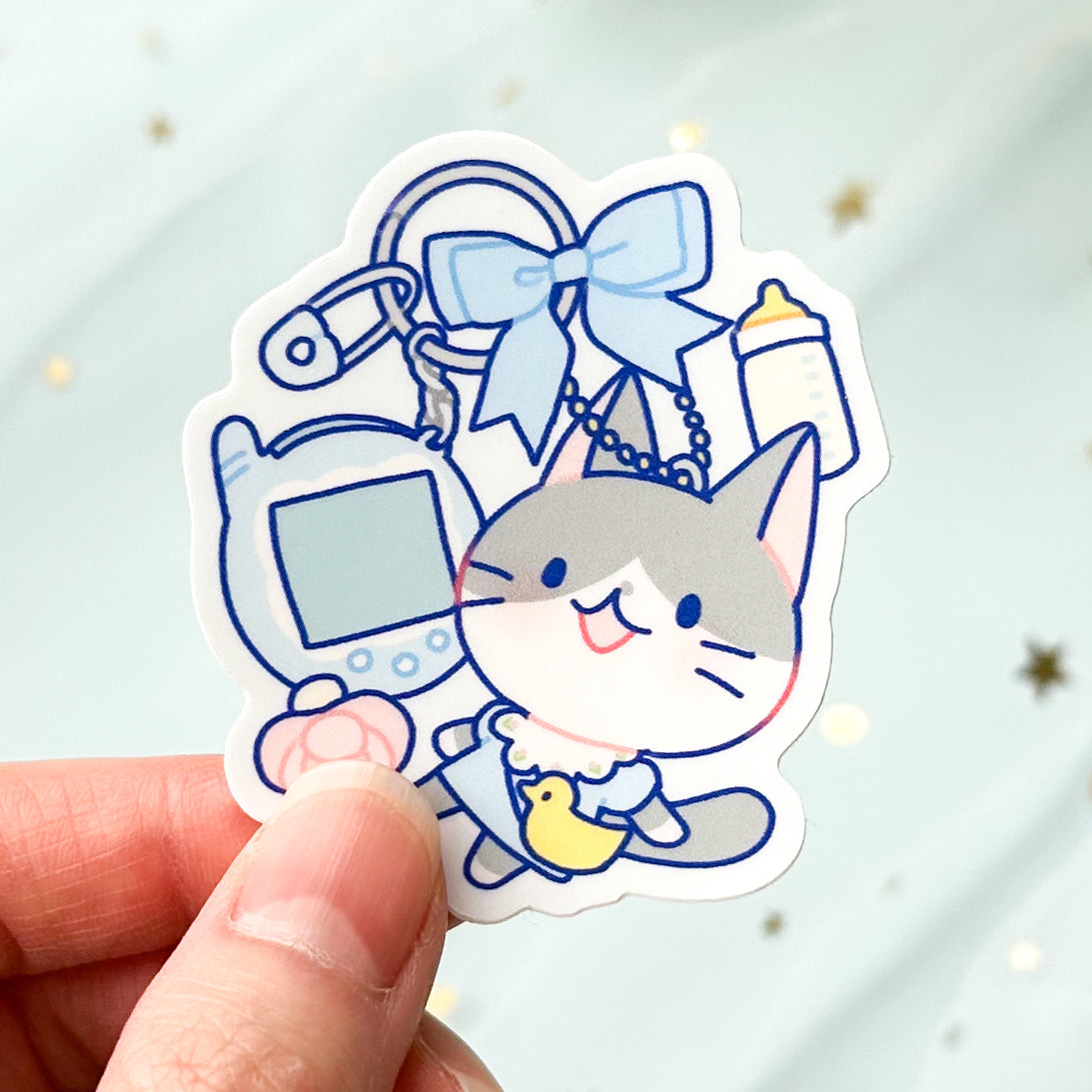 Trinket Kitties Vinyl Stickers