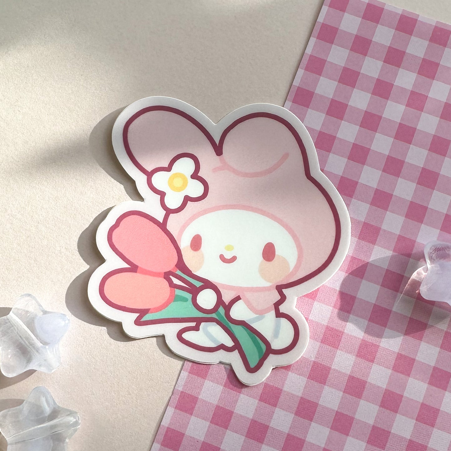 Kawaii Rabbit Vinyl Sticker