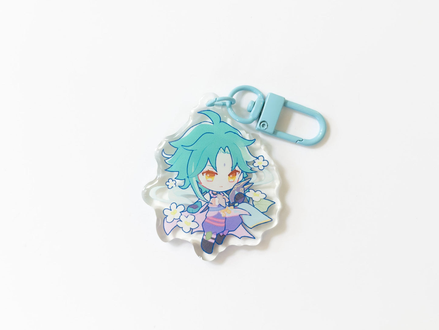 Genshin Impact Acrylic Keychain/Charm Keqing Ganyu Hu Tao Xiao Zhongli
