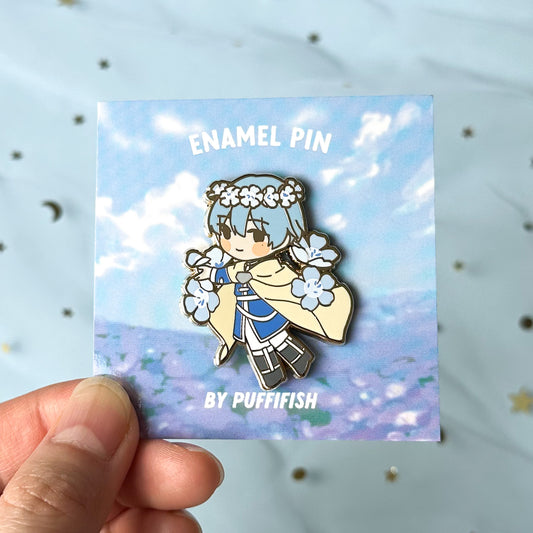 Floral Himmel Enamel Pin