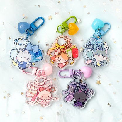 [Gacha] Trinket Kitties Acrylic Keychain Blindbag