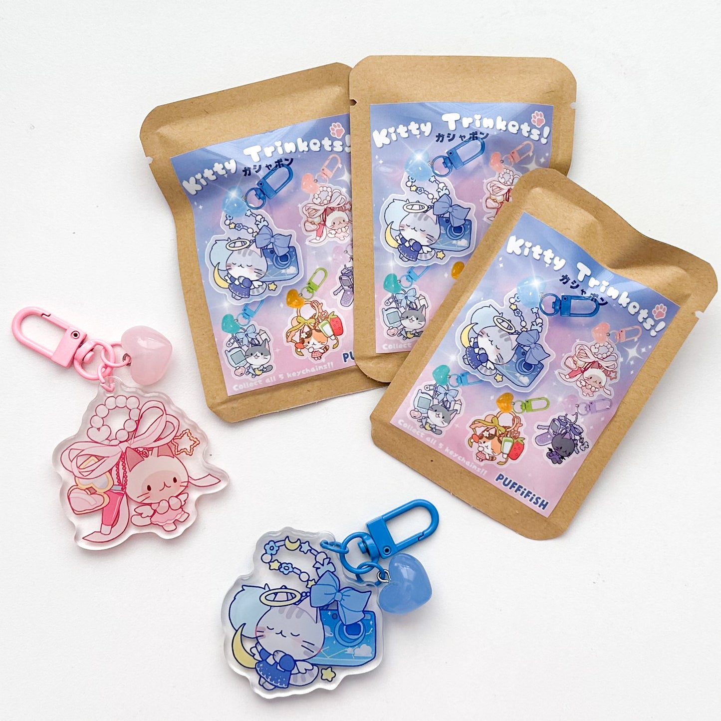 [Gacha] Trinket Kitties Acrylic Keychain Blindbag