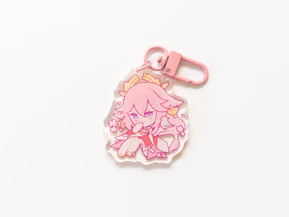 Genshin Impact Acrylic Keychain/Charm Kokomi Raiden Yae Ayato Ayaka